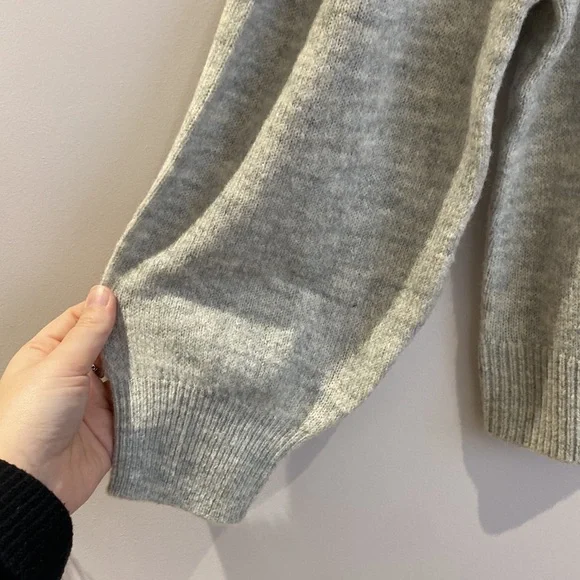 NWT Vero Moda Light Grey Riley Pullover - Picture 5 of 12